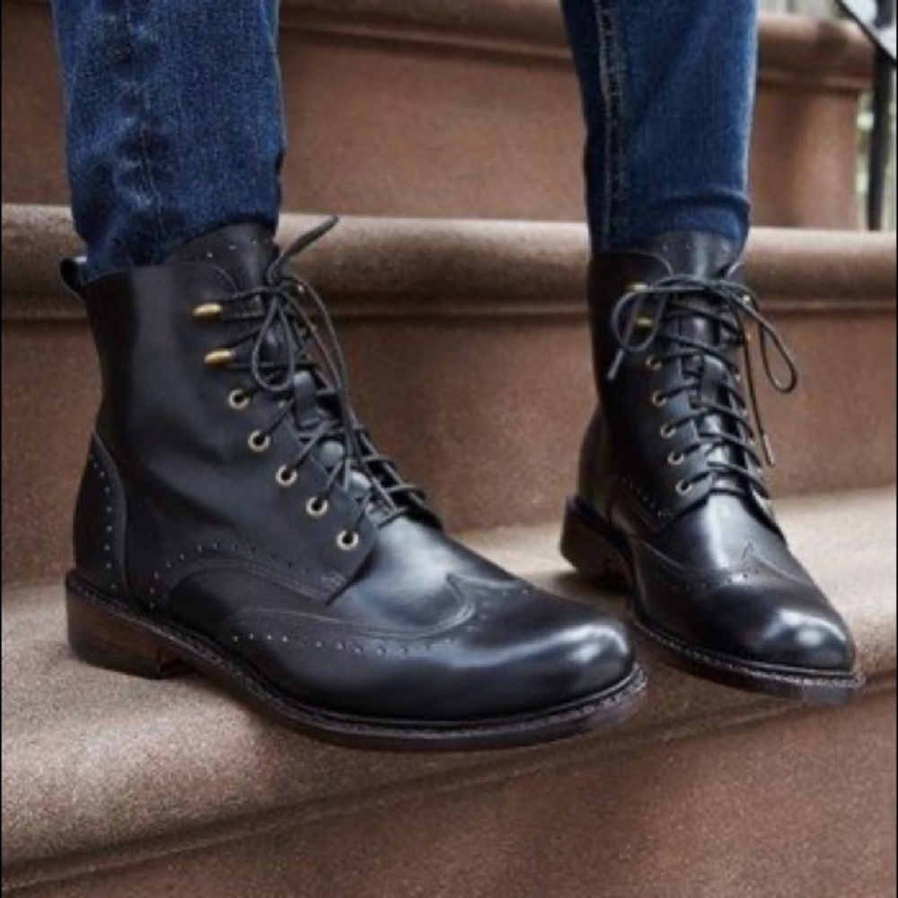 Rag & Bone Cozen Lace up wing tip boots